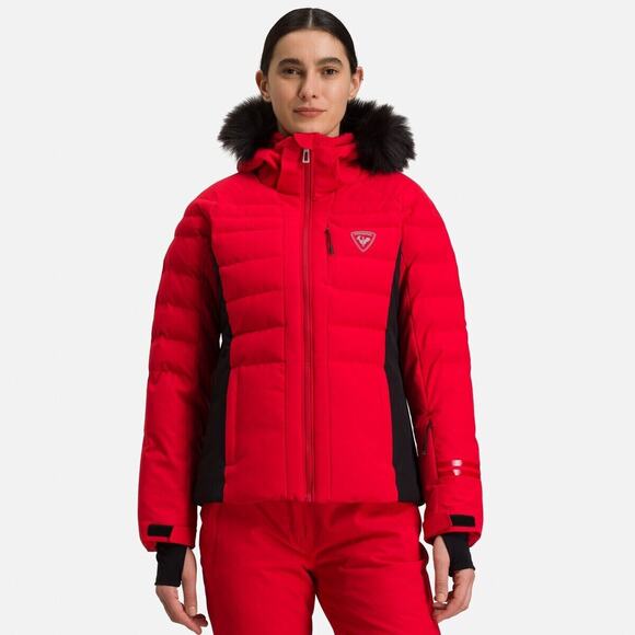 Rossignol Women’s RAPIDE SKI JACKET - Red Size Medium MSRP $320 used once! - Picture 3 of 11